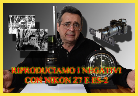 Riprodurre i negativi ad altissima risoluzione con Nikon Z 7 e adattatore ES-2